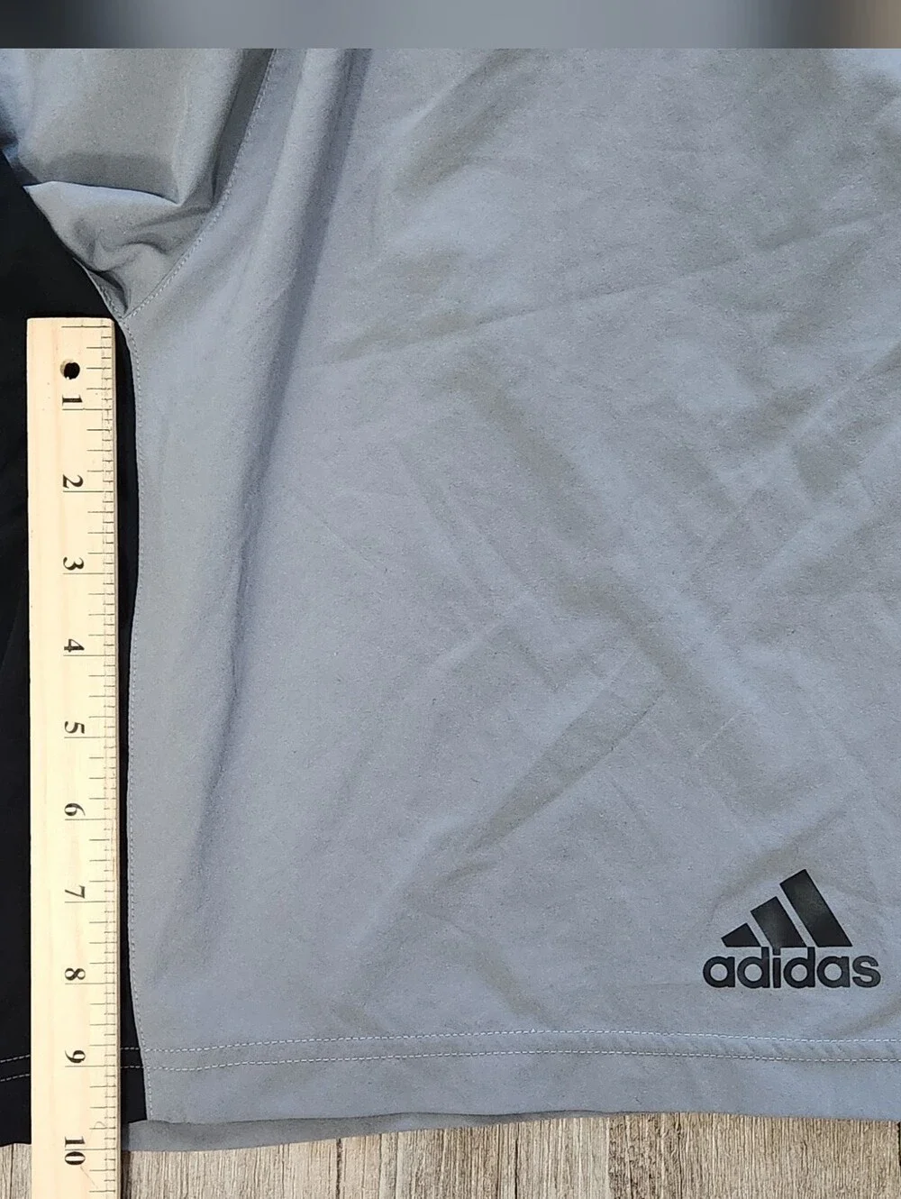 Adidas Breathable Woven Training Shorts Grey/Black Men's XL 